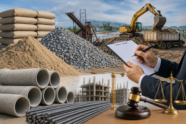 TP. Huế vừa c&ocirc;ng bố danh s&aacute;ch c&aacute;c tổ chức, c&aacute; nh&acirc;n sản xuất, kinh doanh vật liệu x&acirc;y dựng thuộc diện phải thực hiện k&ecirc; khai gi&aacute; tr&ecirc;n địa b&agrave;n. (ảnh minh họa)