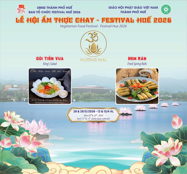 Lễ hội Ẩm thực chay Festival Huế 2026: Lan tỏa giá trị nhân văn giữa lòng Cố đô - Ảnh 10