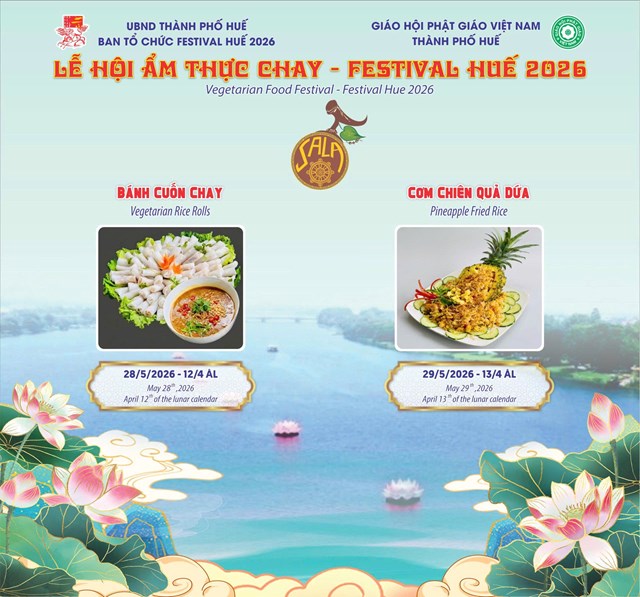 Lễ hội Ẩm thực chay Festival Huế 2026: Lan tỏa giá trị nhân văn giữa lòng Cố đô - Ảnh 12