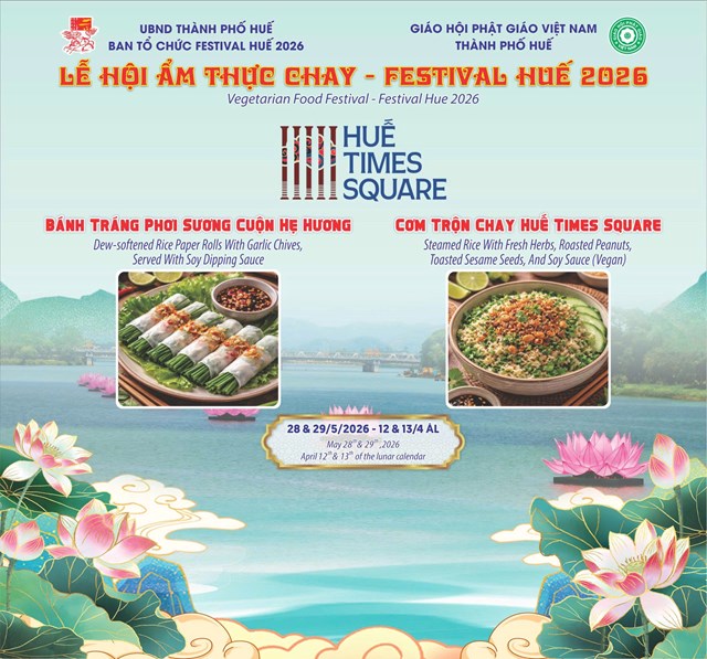 Lễ hội Ẩm thực chay Festival Huế 2026: Lan tỏa giá trị nhân văn giữa lòng Cố đô - Ảnh 6