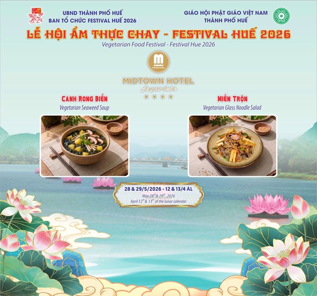 Lễ hội Ẩm thực chay Festival Huế 2026: Lan tỏa giá trị nhân văn giữa lòng Cố đô - Ảnh 5
