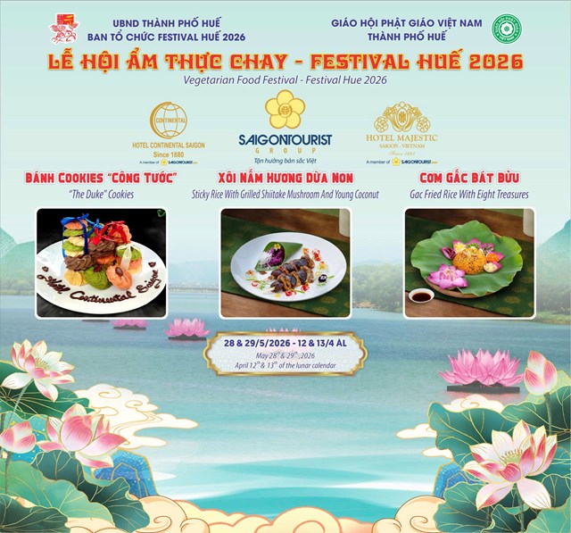 Lễ hội Ẩm thực chay Festival Huế 2026: Lan tỏa giá trị nhân văn giữa lòng Cố đô - Ảnh 13