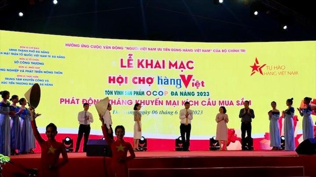 Đ&#224; Nẵng: Khai mạc Hội chợ h&#224;ng Việt Đ&#224; Nẵng 2023 - T&#244;n vinh c&#225;csản phẩm OCOP - Ảnh 1