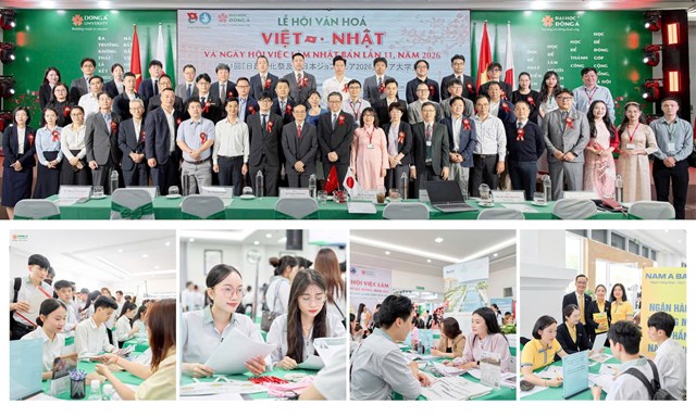 Ng&agrave;y hội việc l&agrave;m năm 2026 lần thứ 18 v&agrave; Ng&agrave;y hội việc l&agrave;m Nhật Bản lần thứ 11 do Trường Đại học Đ&ocirc;ng &Aacute; phối hợp Sở Nội vụ th&agrave;nh phố Đ&agrave; Nẵng tổ chức mới đ&acirc;y.