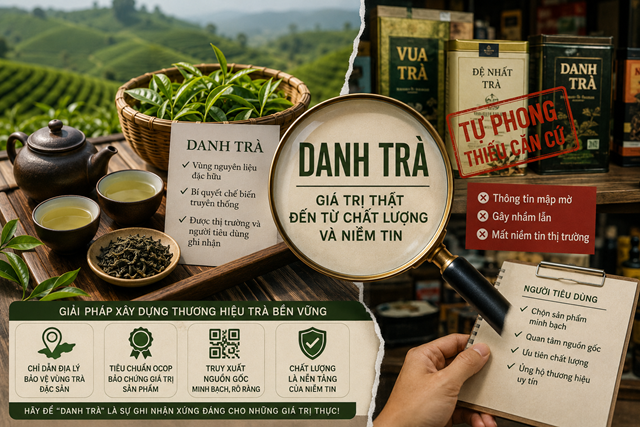 Gi&aacute; trị của một thương hiệu tr&agrave; được tạo dựng từ chất lượng sản phẩm v&agrave; niềm tin thị trường, kh&ocirc;ng chỉ từ t&ecirc;n gọi hay danh xưng. (Ảnh minh họa)