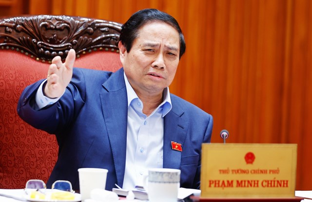 Thủ tướng Ch&iacute;nh phủ Phạm Minh Ch&iacute;nh. Ảnh/VGP