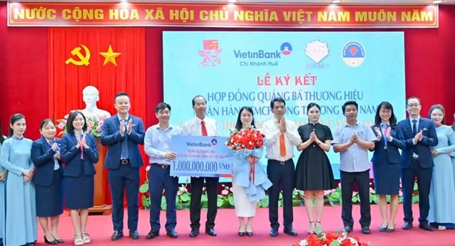 VietinBank Chi nh&aacute;nh Huế trao t&agrave;i trợ 1 tỷ đồng, đồng h&agrave;nh c&ugrave;ng cuộc thi "Nữ ho&agrave;ng Trang sức Việt Nam 2026"