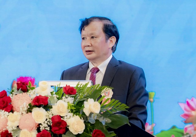 Bí thư Thành ủy Huế Lê Trường Lưu phát biểu khai mạc Đại hội