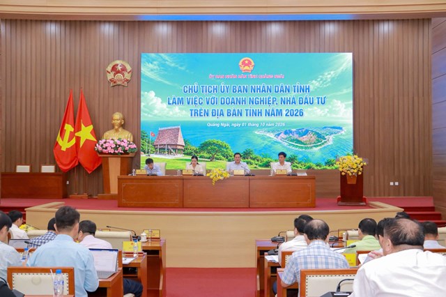 Quảng Ngãi yêu cầu rõ người, rõ thời hạn xử lý kiến nghị của doanh nghiệp - Ảnh 1