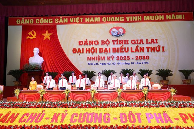Khai mạc Đại hội đại biểu Đảng bộ tỉnh Gia Lai lần thứ I