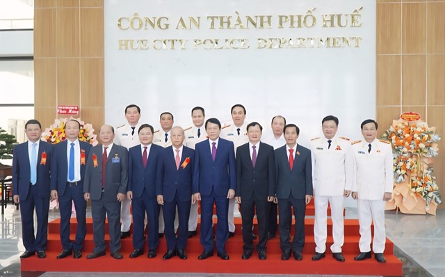 Trụ sở mới C&#244;ng an th&#224;nh phố Huế – Dấu ấn trong hiện đại h&#243;a lực lượng - Ảnh 1