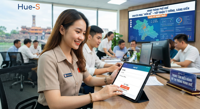 Triển khai chuy&ecirc;n mục "Hiến kế" tr&ecirc;n ứng dụng Hue-S tại TP Huế, tăng cường kết nối giữa ch&iacute;nh quyền v&agrave; người d&acirc;n. Ảnh minh họa