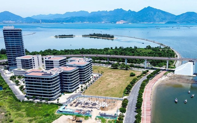 T&ograve;a nh&agrave; 20 tầng tại Khu c&ocirc;ng vi&ecirc;n phần mềm số 2, nơi bố tr&iacute; kh&ocirc;ng gian hoạt động của VIFC-DN. Ảnh: Internet