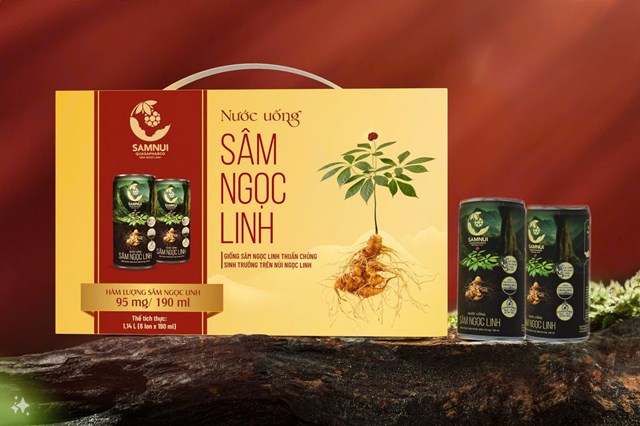 Nước Uống S&acirc;m Ngọc Linh Lon 190ml- thương hiệu từ&nbsp;Nutifood.