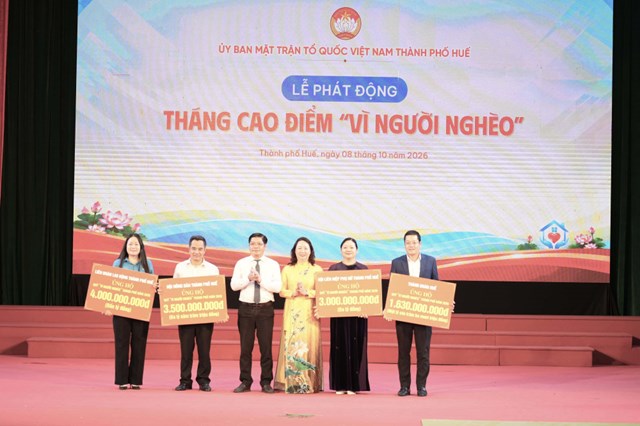 Huế phát động Tháng cao điểm “Vì người nghèo” năm 2026 - Ảnh 1