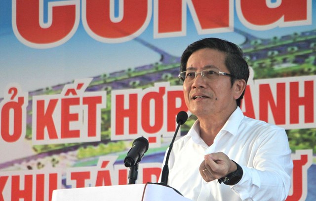 Ph&oacute; Chủ tịch UBND TP Đ&agrave; Nẵng Trần Nam Hưng ph&aacute;t biểu tại buổi lễ khởi c&ocirc;ng.