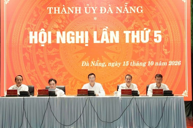 Hội nghị Th&agrave;nh ủy Đ&agrave; Nẵng lần thứ 5 đ&aacute;nh gi&aacute; t&igrave;nh h&igrave;nh 9 th&aacute;ng v&agrave; x&aacute;c định nhiệm vụ trọng t&acirc;m qu&yacute; IV. Ảnh: Q.H