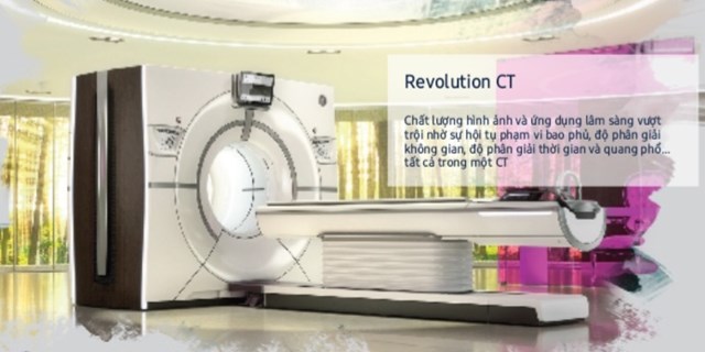 Hệ thống chụp cắt lớp vi t&iacute;nh phổ 512 l&aacute;t cắt. Model: Revolution CT. H&atilde;ng: GE (Mỹ). Năm sản xuất: 2023. Chứng chỉ chất lượng: ISO 13485, FDA