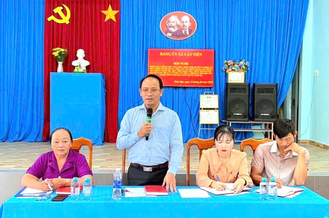 Chỉ sau hai tháng đi vào hoạt động, xã Cát Tiên đã nâng thứ hạng chất lượng phục vụ hành chính từ 74 lên 13/124 xã, phường, thị trấn toàn tỉnh Lâm Đồng, theo ông Hồ Quốc Phong.