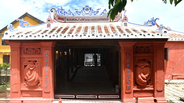 Một g&oacute;c Ch&ugrave;a Cầu Hội An.