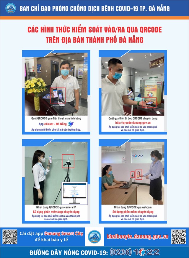 Đ&agrave; Nẵng Tăng cường qu&eacute;t m&atilde; QR v&agrave; khai th&aacute;c dữ liệu phục vụ ph&ograve;ng, chống dịch COVID-19