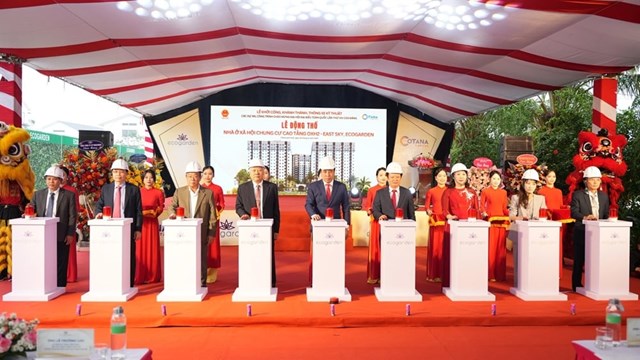 Huế động thổ dự &aacute;n nh&agrave; ở x&atilde; hội OXH2 tại đ&ocirc; thị mới An V&acirc;n Dương (s&aacute;ng19/12/2025)