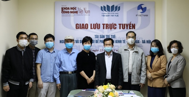 Giao lưu trực tuyến “T&#224;i sản tr&#237; tuệ: Nguồn lực v&#224; dư địa mới để ph&#225;t triển kinh tế - văn h&#243;a - x&#227; hội” - Ảnh 1