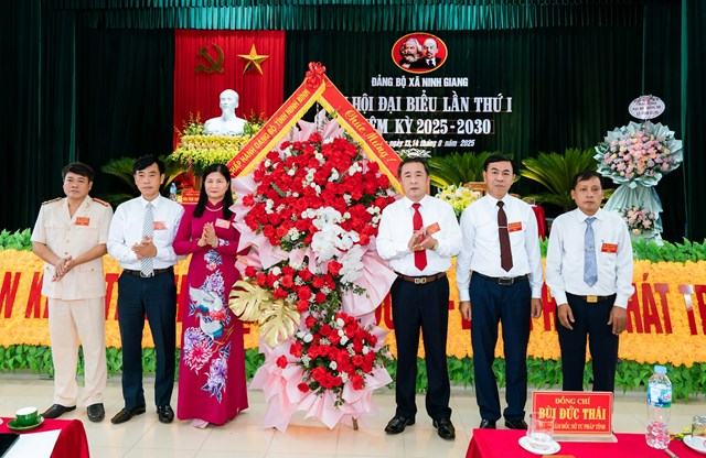 Đại hội đại biểu Đảng bộ x&#227; Ninh Giang lần thứ nhất, nhiệm kỳ 2025 – 2030 - Ảnh 3