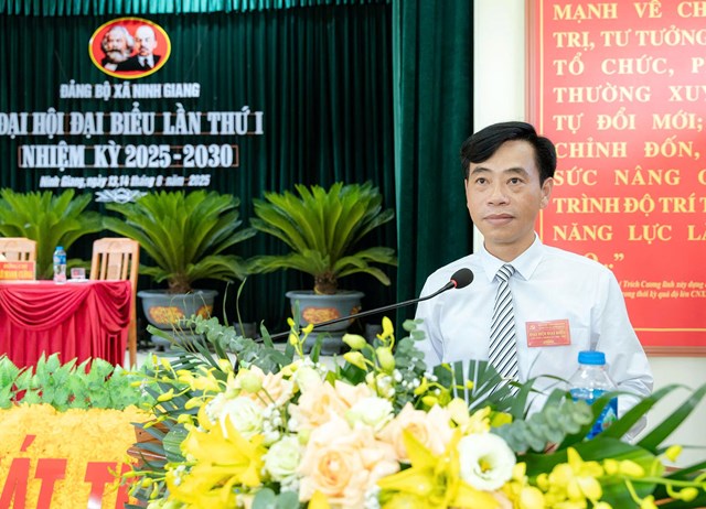 Đại hội đại biểu Đảng bộ x&#227; Ninh Giang lần thứ nhất, nhiệm kỳ 2025 – 2030 - Ảnh 6