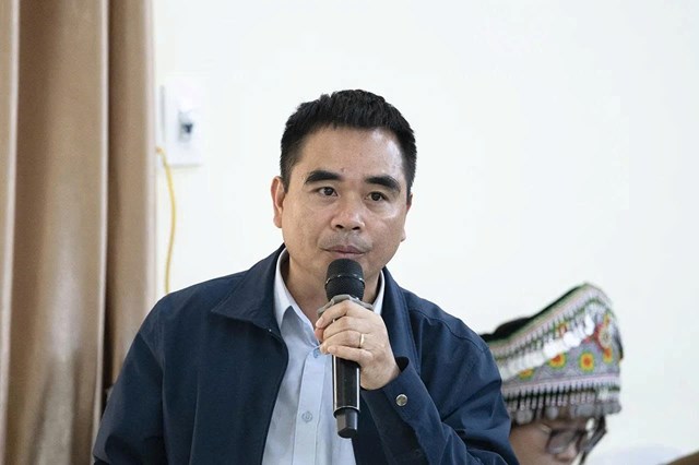 Tiến sĩ Nguyễn Ngọc B&igrave;nh - Ph&oacute; Viện Trưởng Viện Khoa học Kỹ thuật N&ocirc;ng - L&acirc;m nghiệp miền n&uacute;i ph&iacute;a Bắc ph&aacute;t biểu tại hội thảo.&nbsp;