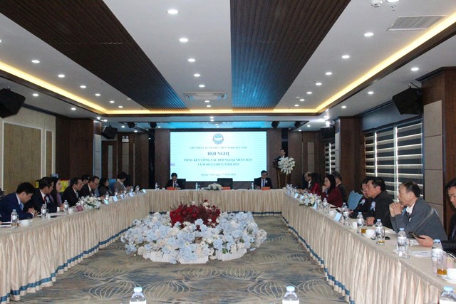 Cụm số 1 Liên hiệp hữu nghị tổng kết năm 2025: Gắn kết đối ngoại nhân dân với mục tiêu phát triển bền vững - Ảnh 1