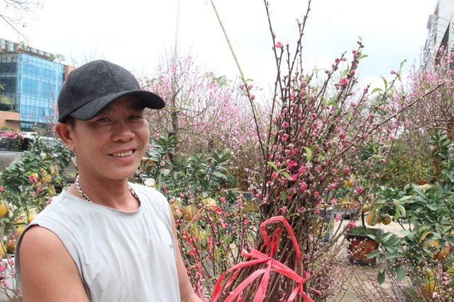 Anh Cường &ndash; người b&aacute;n đ&agrave;o đến từ huyện Thanh Chương, mang sắc xu&acirc;n rực rỡ về giữa l&ograve;ng Vinh.