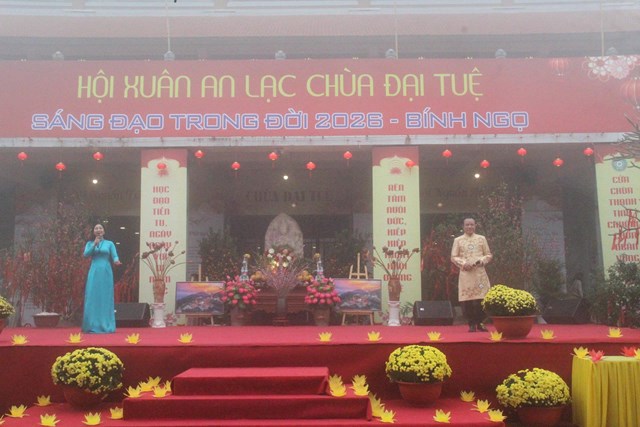 Chùa Đại Tuệ rộn ràng sắc xuân với nhiều hoạt động ý nghĩa - Ảnh 3