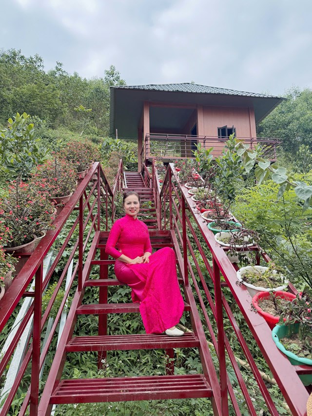 Du kh&aacute;ch trải nghiệm tại vườn dược liệu tr&ecirc;n n&uacute;i cao của C&ocirc;ng ty dược liệu P&ugrave; M&aacute;t