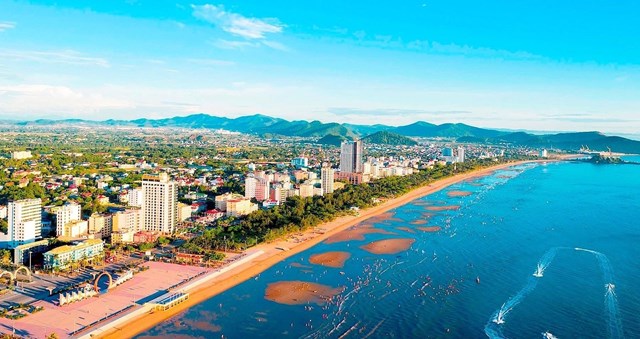 Diện mạo đ&ocirc; thị biển Cửa L&ograve; nh&igrave;n từ tr&ecirc;n cao