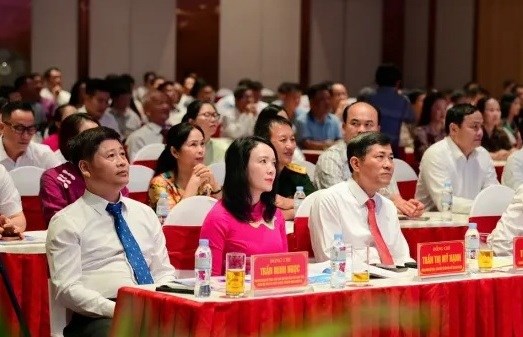 C&aacute;c đại biểu tham dự Lễ kỉ niệm 101 năm B&aacute;o ch&iacute; C&aacute;ch mạng Việt Nam v&agrave; Lễ trao Giải B&aacute;o ch&iacute; Nghệ An 2025