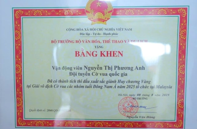 Nguyễn Thị Phương Anh: Từ bàn cờ tuổi thơ đến hành trình chinh phục đấu trường quốc tế - Ảnh 1