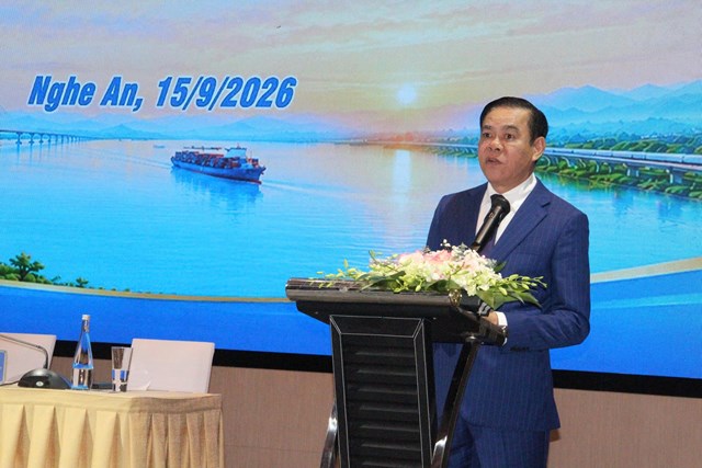 &Ocirc;ng V&otilde; Trọng Hải, Chủ tịch UBND tỉnh Nghệ An ph&aacute;t biểu