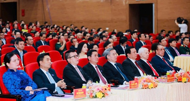 Đại hội Đảng bộ Nghệ An: &quot;Tự cường, tự tin, tiến mạnh trong kỷ nguy&#234;n mới” - Ảnh 3