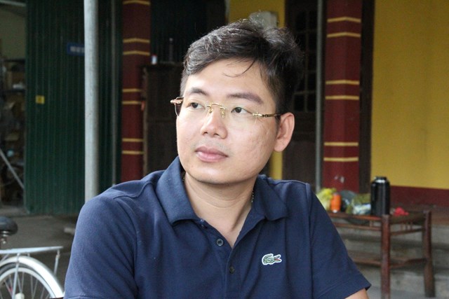 Anh Phạm Kim Tiến - Chủ nhiệm Hợp t&aacute;c x&atilde; N&ocirc;ng nghiệp Sen qu&ecirc; B&aacute;c&nbsp;