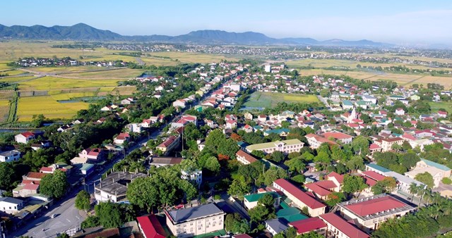 Một g&oacute;c thị trấn Nam Đ&agrave;n