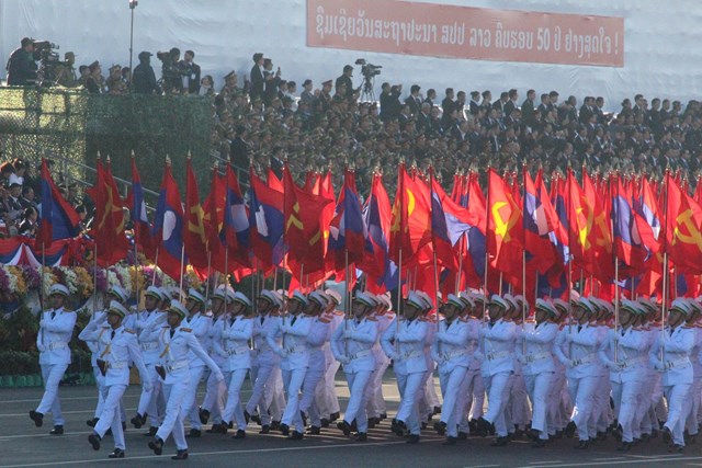 Trọng thể Lễ kỷ niệm 50 năm Quốc kh&aacute;nh CHDCND L&agrave;o (2/12/1975 &ndash; 2/12/2025) - Ảnh: Quốc Kh&aacute;nh