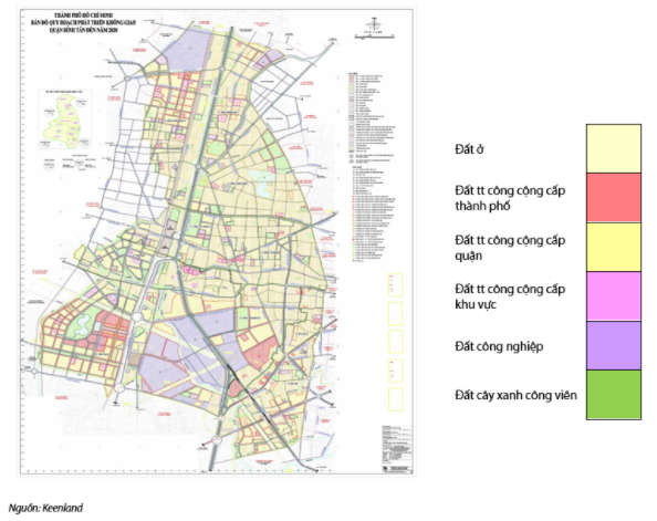 Bản đồ quy hoạch quận B&igrave;nh T&acirc;n, TP HCM &ndash; Nguồn: B&aacute;o c&aacute;o VDSC