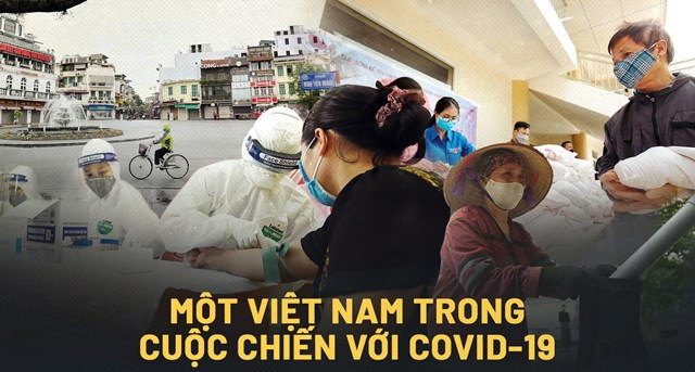 Một Việt Nam trong cuộc chiến với COVID-19 - Ảnh: Nhân dân