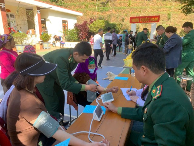 Mùa xuân ấm áp từ những người chiến sĩ Đồn Biên phòng Lóng Sập - Ảnh 1