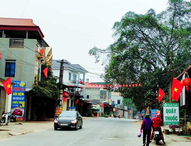 Khu dân cư văn hóa mới xã Thạch Đồng.