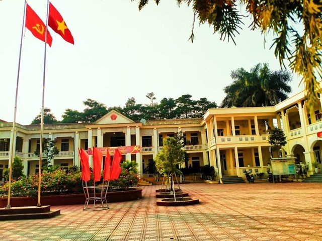 Trụ sở xã Sơn Đà, Ba Vì, Hà Nội. 