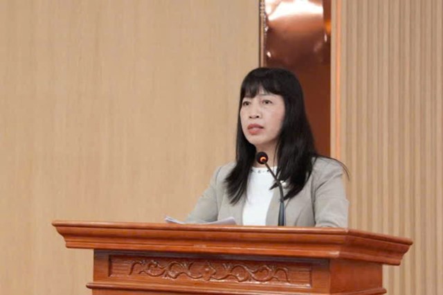 Đồng ch&iacute; Nguyễn Thị Hồng Th&uacute;y, Ph&oacute; Gi&aacute;m đốc Sở Văn h&oacute;a, Thể thao v&agrave; Du lịch tỉnh Ph&uacute; Thọ.