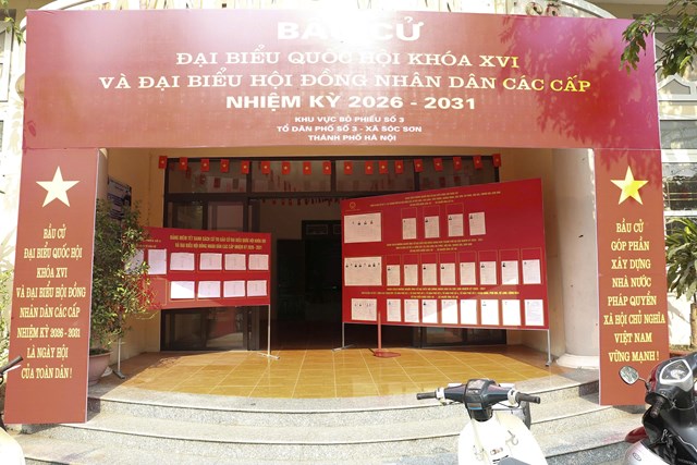 Xã Sóc Sơn sẵn sàng đón ngày hội lớn toàn dân - Ảnh 1