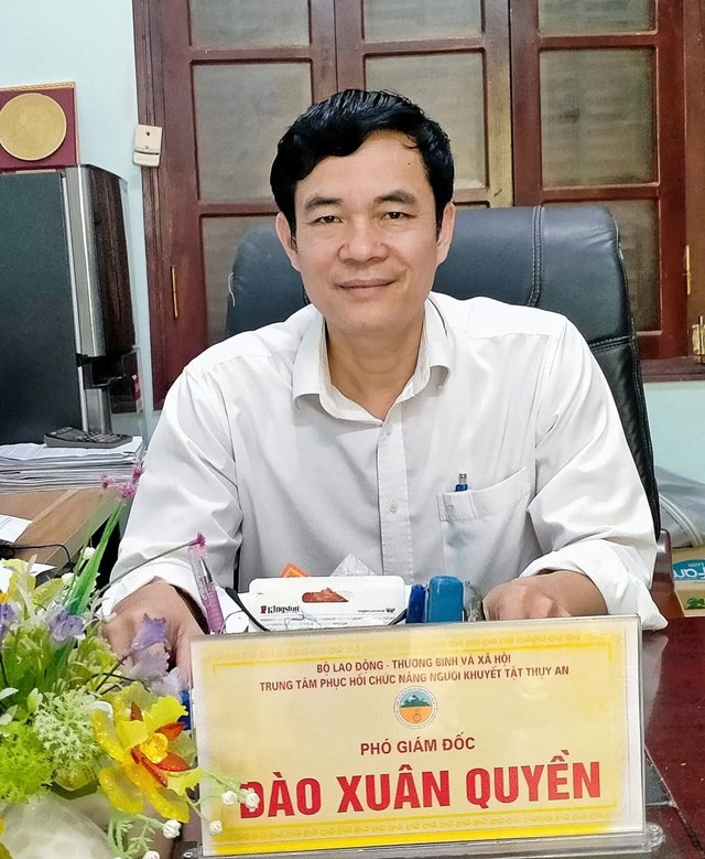 Ông Đào Xuân Quyền, Phó Giám đốc Trung tâm. 